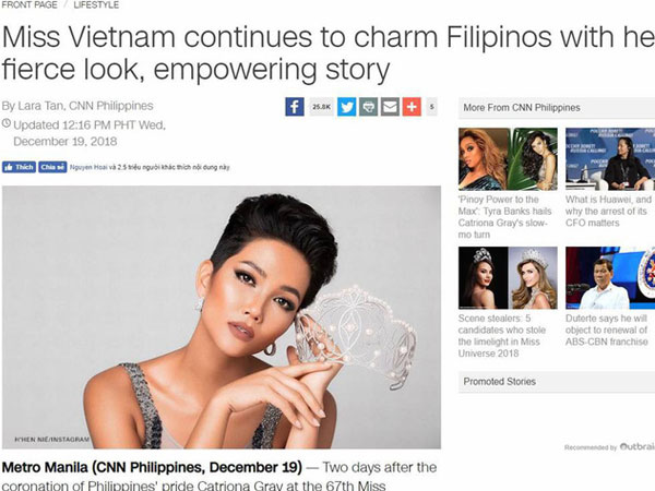 BBC, CNN đăng bài khen H'Hen Niê, cư dân mạng: Hãy đến Hollywood, thành người mẫu chuyên nghiệp