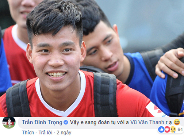 Văn Thanh hứa làm 'anh nuôi' khi Đình Trọng sang Hàn Quốc chữa chấn thương