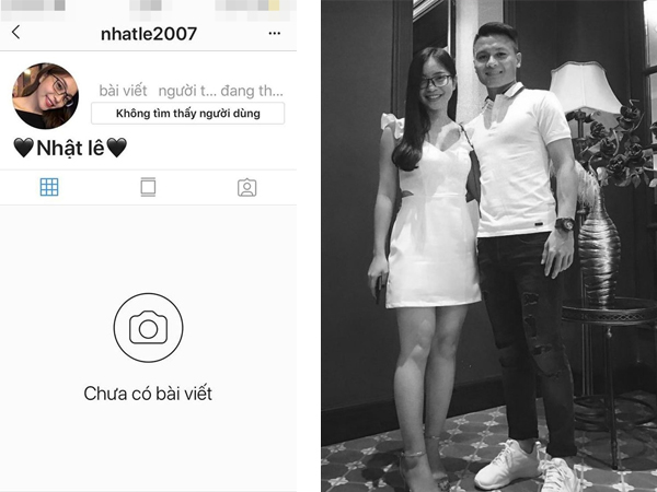 Tiếp tục khóa tài khoản Instagram sau khi Quang Hải nhận quả bóng vàng, Nhật Lê âm thầm thừa nhận chia tay bạn trai?