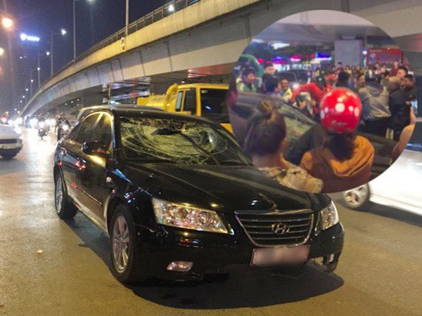 Hà Nội: Tài xế say rượu lái ô tô đâm hai bà bầu nhập viện