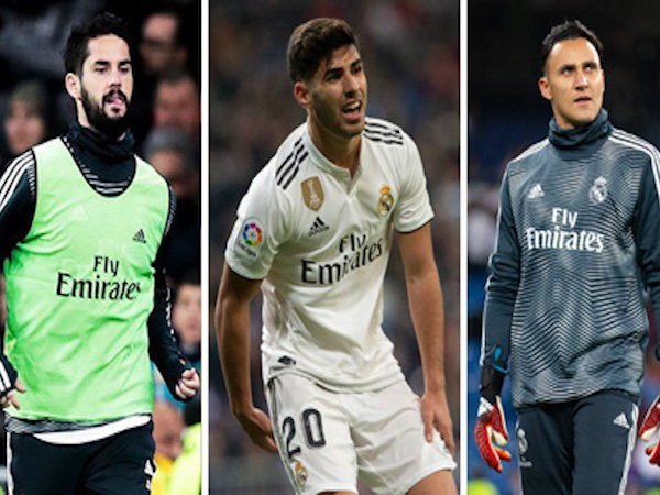 Isco, Asensio và Navas kết thúc năm 2018 với nỗi ê chề