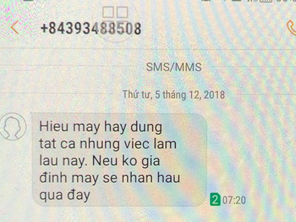 Phó bí thư huyện bị nhắn tin đe dọa vì chống tiêu cực: 'Tôi không sợ vì mình làm việc chính trực'