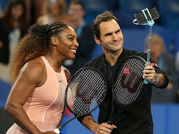 Federer lo lắng khi trả giao Serena