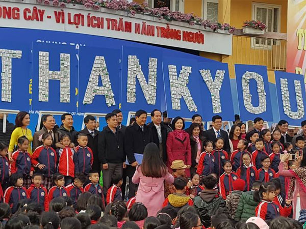 Vinamilk phát động chương trình Sữa học đường thành phố Hà Nội năm 2019