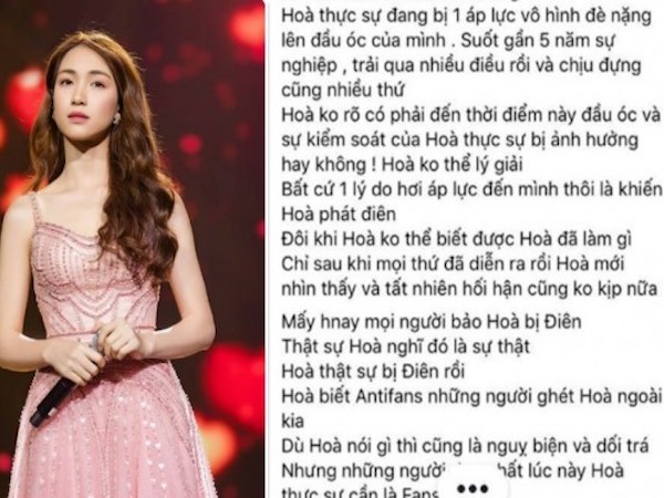 Thực hư câu chuyện group fanclub của Hòa Minzy bị 'kick out' gần 2.000 fan