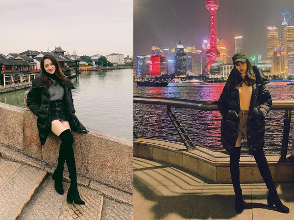 Cùng 1 chiếc áo phao và đôi boots, Hương Giang thể hiện trình mix&match; 'thượng thặng' khi tạo nên 3 set đồ siêu phong cách