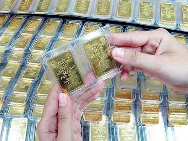 Giá vàng miếng trong nước đi lên đầu tuần