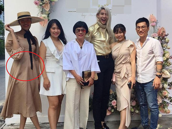 Lan Khuê tiếp tục để lộ vòng 2 nhô cao bất thường sau khi ông xã úp mở về thành viên mới