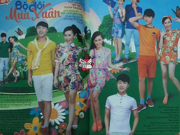 Chị em điêu đứng trước hình ảnh đội trưởng Xuân Trường siêu đẹp trai trên báo Mực Tím cách đây 4 năm