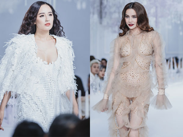 Lý Quí Khánh mang cả đoàn 'Bông hậu' lên sàn diễn, nhưng nổi nhất vẫn là Hà Hồ và Mai Phương Thúy