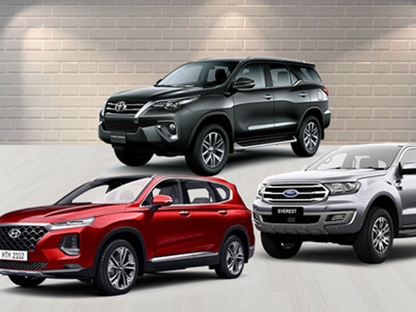 Santa Fe, Fortuner và Everest - cuộc chiến ngôi vương