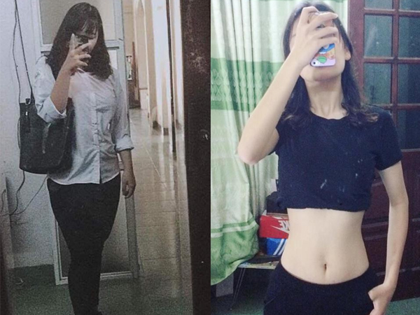 Giảm 30kg trong vòng 6 tháng, nữ sinh lột xác với vòng eo đáng ngưỡng mộ