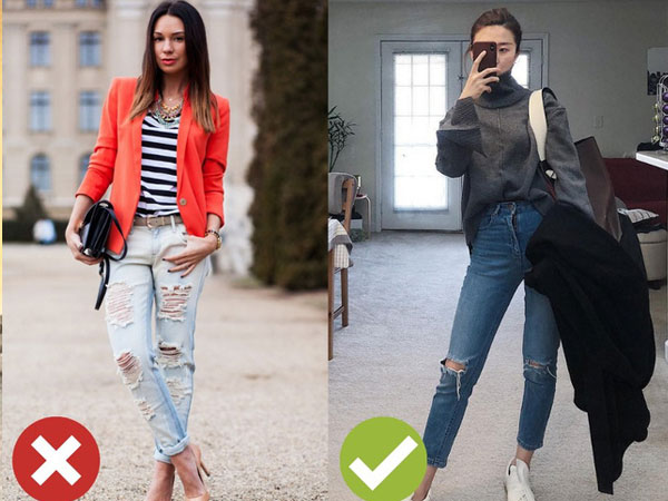 3 lỗi diện quần jeans không khiến cặp chân ngắn hơn thì cũng dễ đưa bạn vào tình huống kém duyên, nhạy cảm