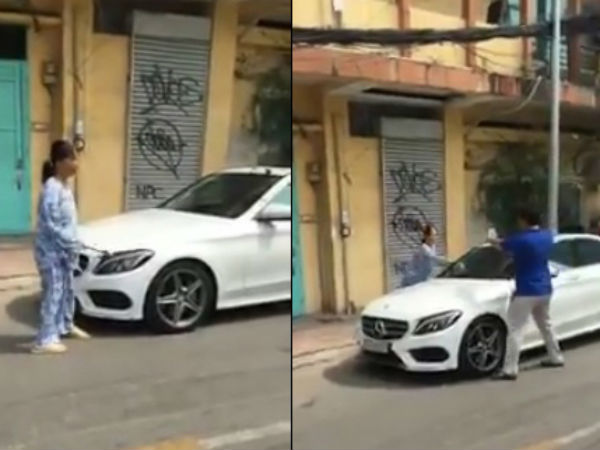 Người phụ nữ dùng búa đập phá Mercedes-Benz 2 tỷ thoát kiện