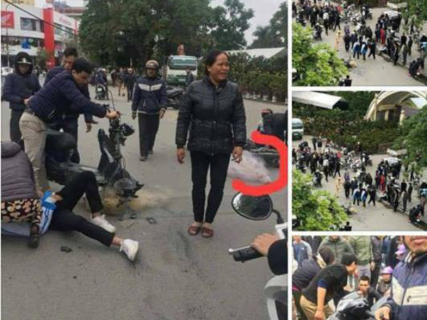 Thực hư việc CSGT Thanh Hóa 'quăng lưới' trúng học sinh té ngã