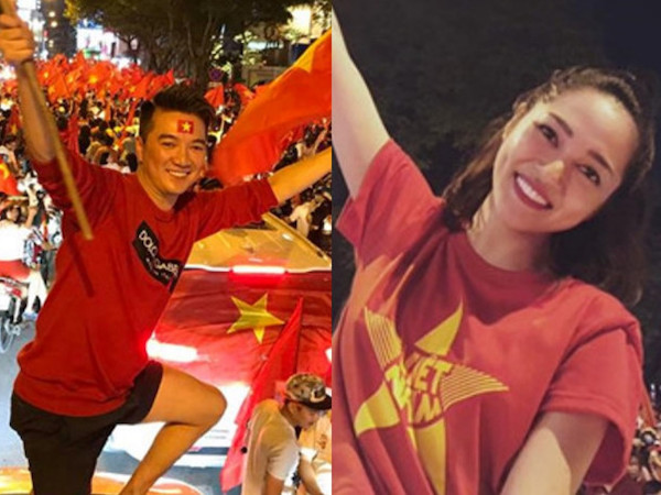 Sao Việt vỡ òa, rủ nhau đi bão sau khi Việt Nam vào tứ kết Asian Cup