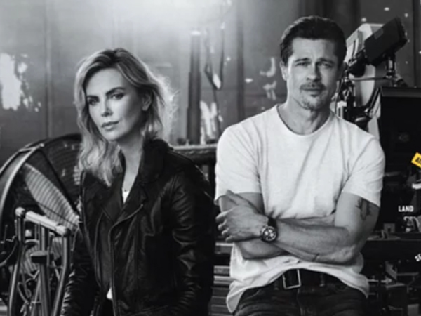 Hé lộ ảnh Brad Pitt cực đẹp đôi bên 'bạn gái tin đồn' Charlize Theron và hoàn cảnh gặp gỡ của họ