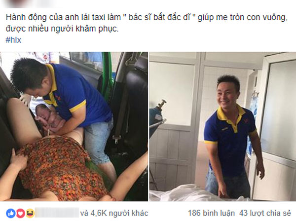 Sự thật bất ngờ đằng sau ca sinh nở hy hữu 'tài xế taxi làm bà đỡ bất đắt dĩ' khiến MXH xôn xao