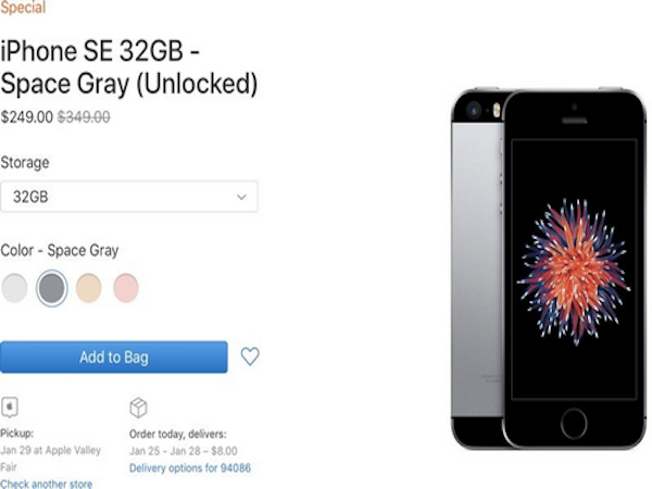 Apple tiếp tục 'xả kho' iPhone SE đợt hai