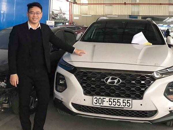 Chủ Santa Fe 2019 biển số ngũ quý 5 rao bán 2,5 tỷ đồng
