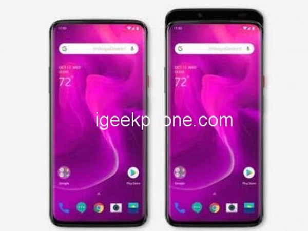 OnePlus 7 lộ diện với màn hình trượt, RAM 10 GB