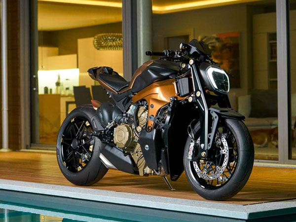 Siêu phẩm Ducati Panigale V4 độ streetfighter đầu tiên thế giới