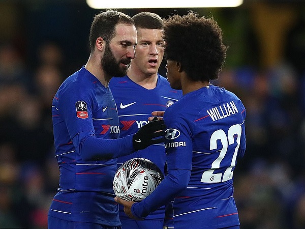 Clip: Higuain ra mắt mờ nhạt, Chelsea vẫn dễ dàng giành vé vào vòng 5 FA Cup