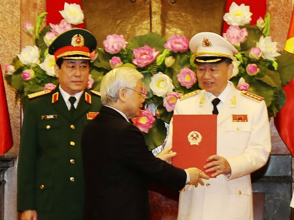Bộ trưởng Bộ Công an Tô Lâm chia sẻ khi được phong hàm Đại tướng