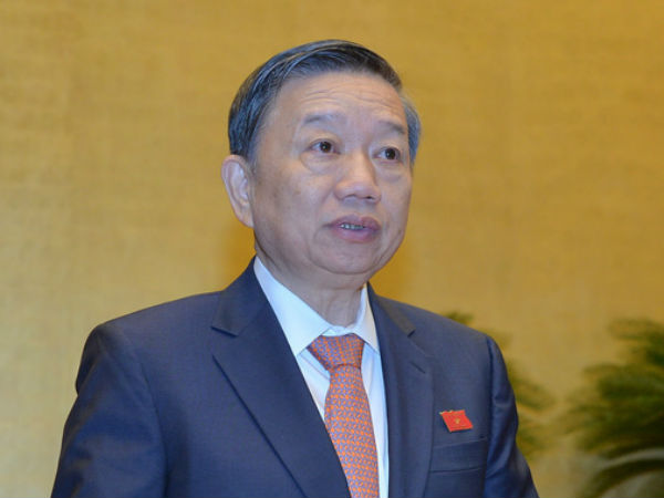 Bộ trưởng Tô Lâm được thăng quân hàm Đại tướng Công an