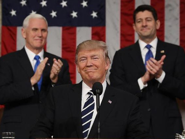 Tổng thống Trump đồng ý đọc Thông điệp Liên bang trước Hạ viện Mỹ
