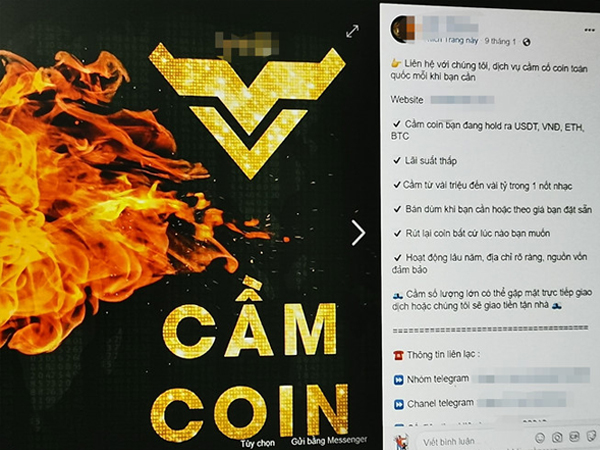 Dịch vụ cầm đồ bằng Bitcoin nở rộ ở Việt Nam