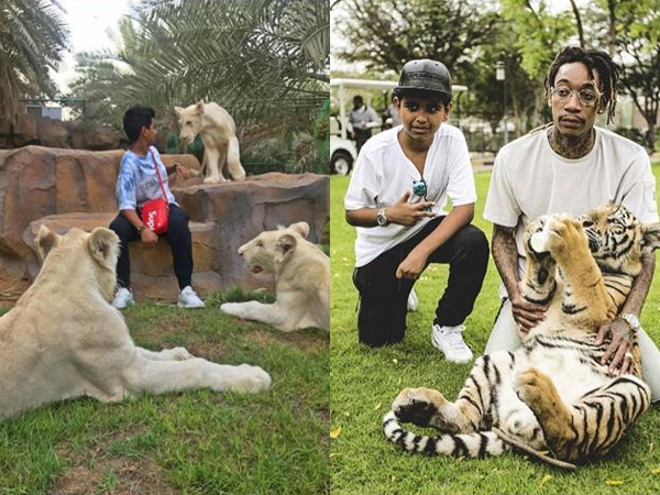 Mới 17 tuổi, thiếu gia Dubai đã là 'tay chơi' chính hiệu, nuôi cả một vườn thú trong lâu đài