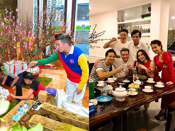 Sao Vbiz trang hoàng nhà cửa đón năm mới: Người xa hoa lộng lẫy, người giản đơn vẫn đủ đầy vị Tết!