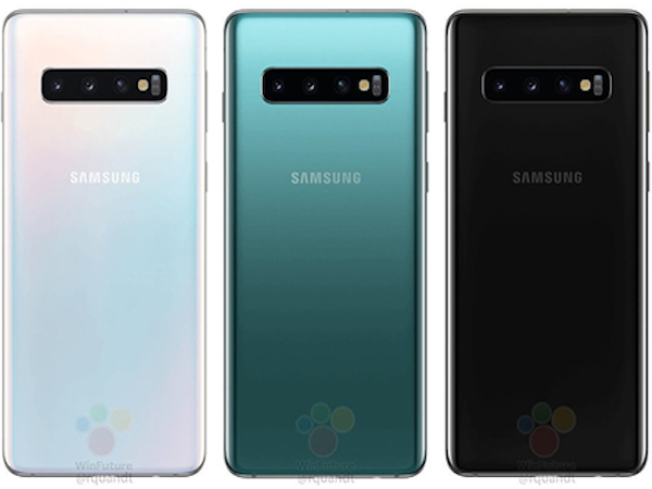 Galaxy S10 lộ ảnh báo chí với ba màu, màn hình 'đục lỗ'