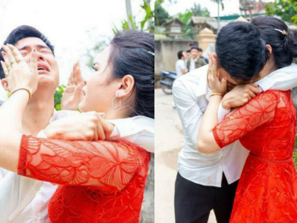 Anh trai bật khóc nức nở trong ngày em gái đi lấy chồng và 4 bức ảnh gây 'sốt' mạng xã hội