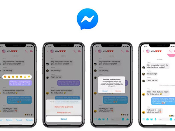 Facebook Messenger ra tính năng 'rút lại lời nói'