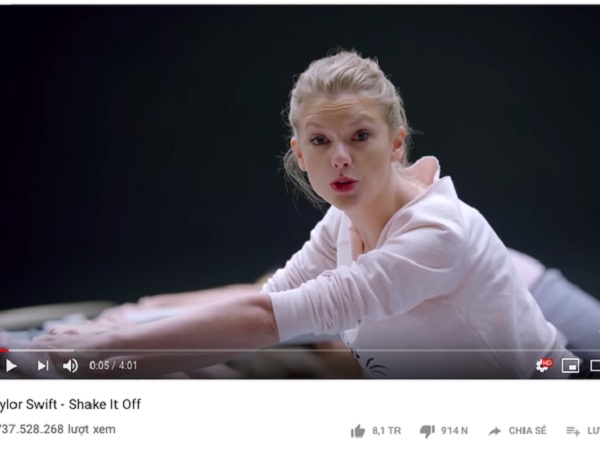Cuối cùng, ngôi vị 'nữ hoàng Youtube' của Taylor Swift đã chính thức đổi chủ rồi đây!