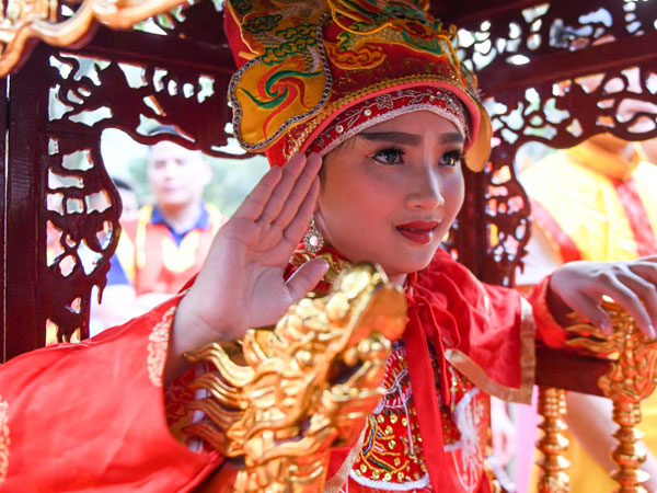 'Tướng bà' hội đền Gióng được bảo vệ nghiêm ngặt