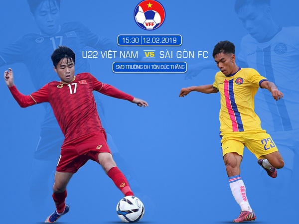 Giao hữu trước thềm giải U22 Đông Nam Á: U22 Việt Nam bất phân thắng bại với Sài Gòn FC