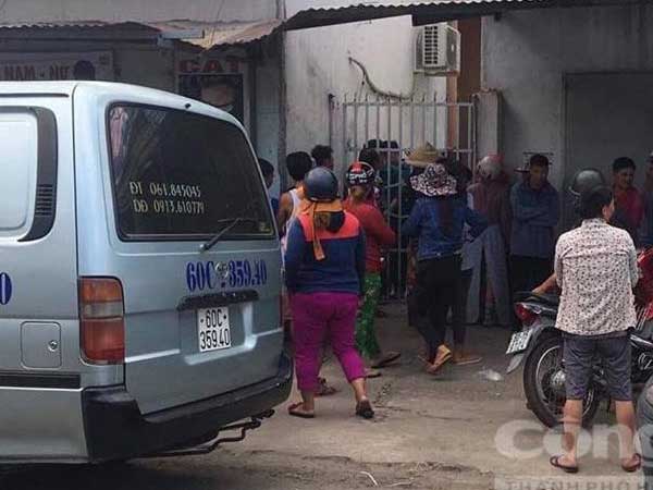 Nghi án chồng cắt cổ vợ rồi tự tử trong nhà trọ tại Đồng Nai