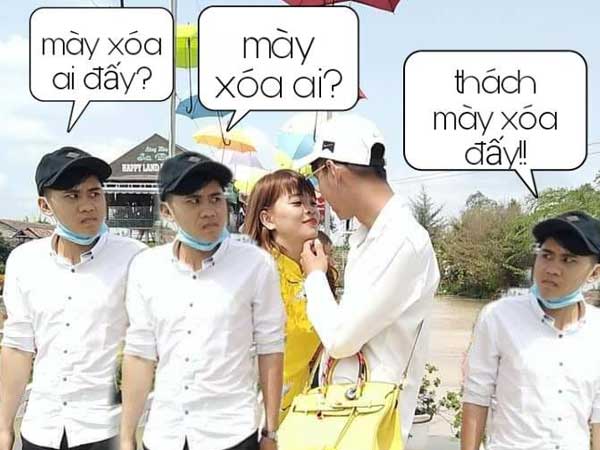 Nhờ dân mạng xóa hộ 'thánh lườm' trong ảnh chụp với bạn gái, thanh niên nhận cái kết đắng ngắt như mọi khi