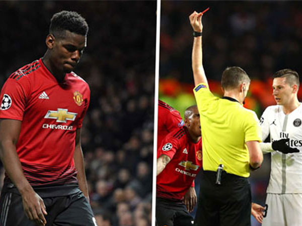 Pogba bị cấm chơi trận lượt về trên sân PSG
