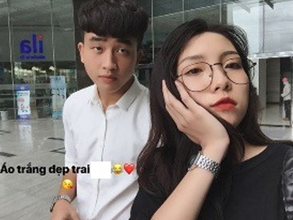 Bạn gái xinh đẹp của tiền đạo 10X ghi bàn thắng cho U22 Việt Nam