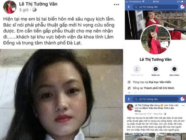 Thực hư vụ hot girl Đà Lạt rao bán thân lấy tiền chữa bệnh cho mẹ