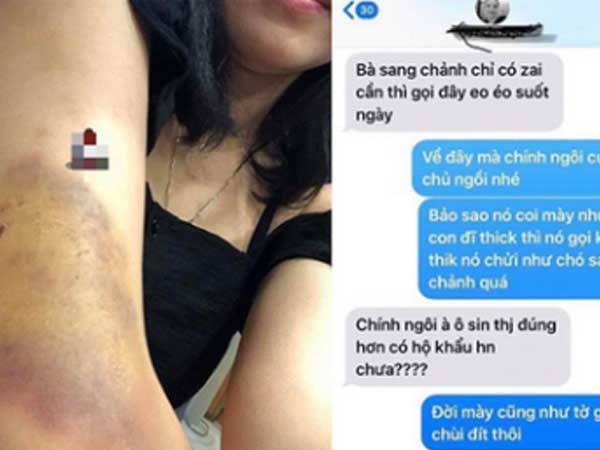Vụ ghen ngược kinh hoàng nhất từ trước đến nay, chính thất không những bị ăn đòn còn được gọi là 'con đẻ thuê'