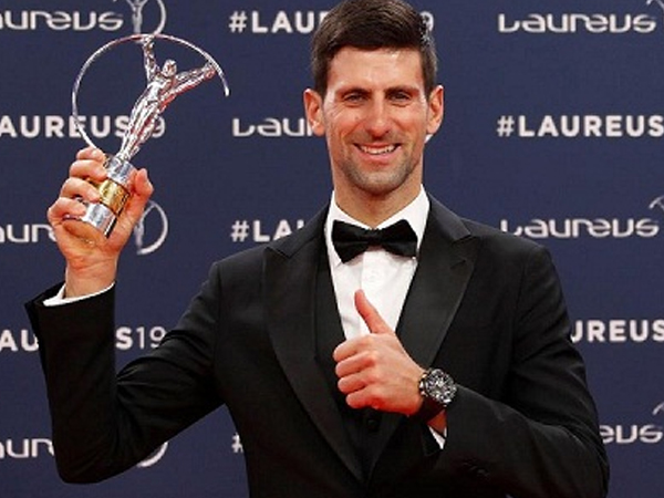 Djokovic lần thứ tư đoạt 'Oscar thể thao'