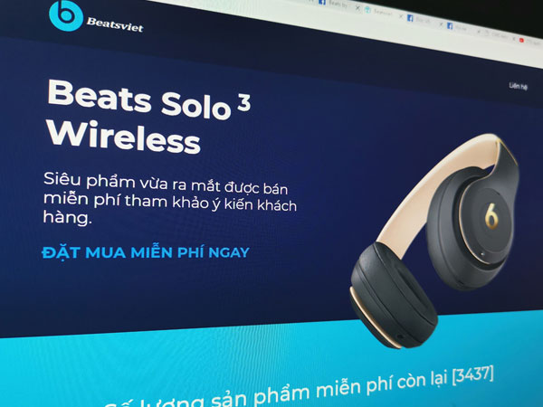 Facebook tiếp tay cho trò lừa tặng tai nghe Beats gây xôn xao ở Việt Nam