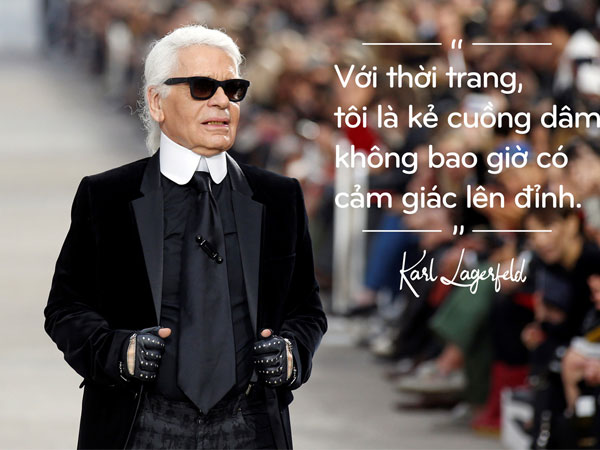 Karl Lagerfeld từng khẳng định: 'Với thời trang, tôi là kẻ cuồng dâm'