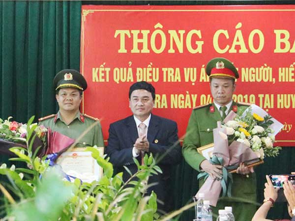 Trao thưởng công an phá án vụ nữ sinh giao gà bị sát hại: 'Tỉnh làm đúng quy định'