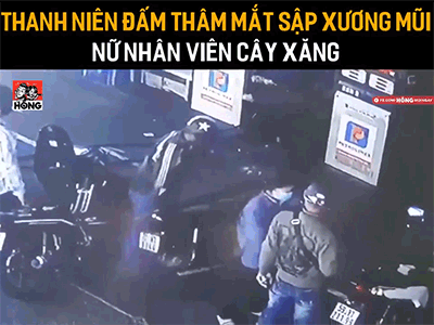 Video: Nữ nhân viên bị đấm thẳng mặt, sưng mũi và bầm tím mắt vì bơm tràn ít xăng ra ngoài